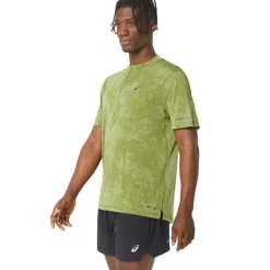 Asics Metarun Pattern 1/2 Zip SS Top