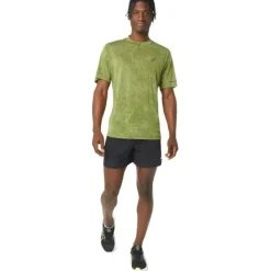 Asics Metarun Pattern 1/2 Zip SS Top