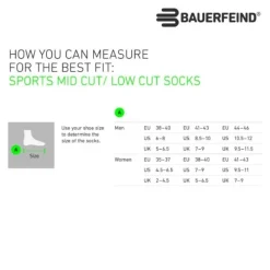 Bauerfeind Ultralight Compression Socks Mid Cut