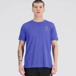 New Balance Graphic Impact Run Short Sleeve