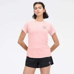 New Balance Printed Impact Run Short Sleeve