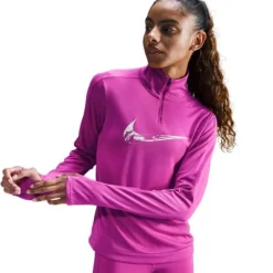 Nike Swoosh Heathered Half Zip Midlayer