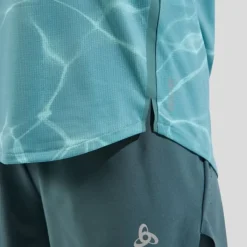 Odlo Zeroweight Chill-Tec Print T-Shirt Crew Neck