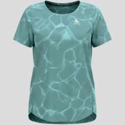 Odlo Zeroweight Chill-Tec Print T-Shirt Crew Neck