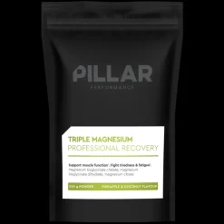 PillarPerformance Triple Magnesium Professional Recovery Powder Pineapple/Coconut Pouch (200g)