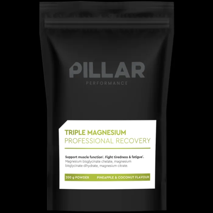 PillarPerformance Triple Magnesium Professional Recovery Powder Pineapple/Coconut Pouch (200g)