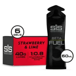 SIS Beta Fuel Gel 6x60ml. Strawberry/Lime