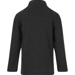 Zigzag Pineapple Melange Half Zip Waffle Midlayer